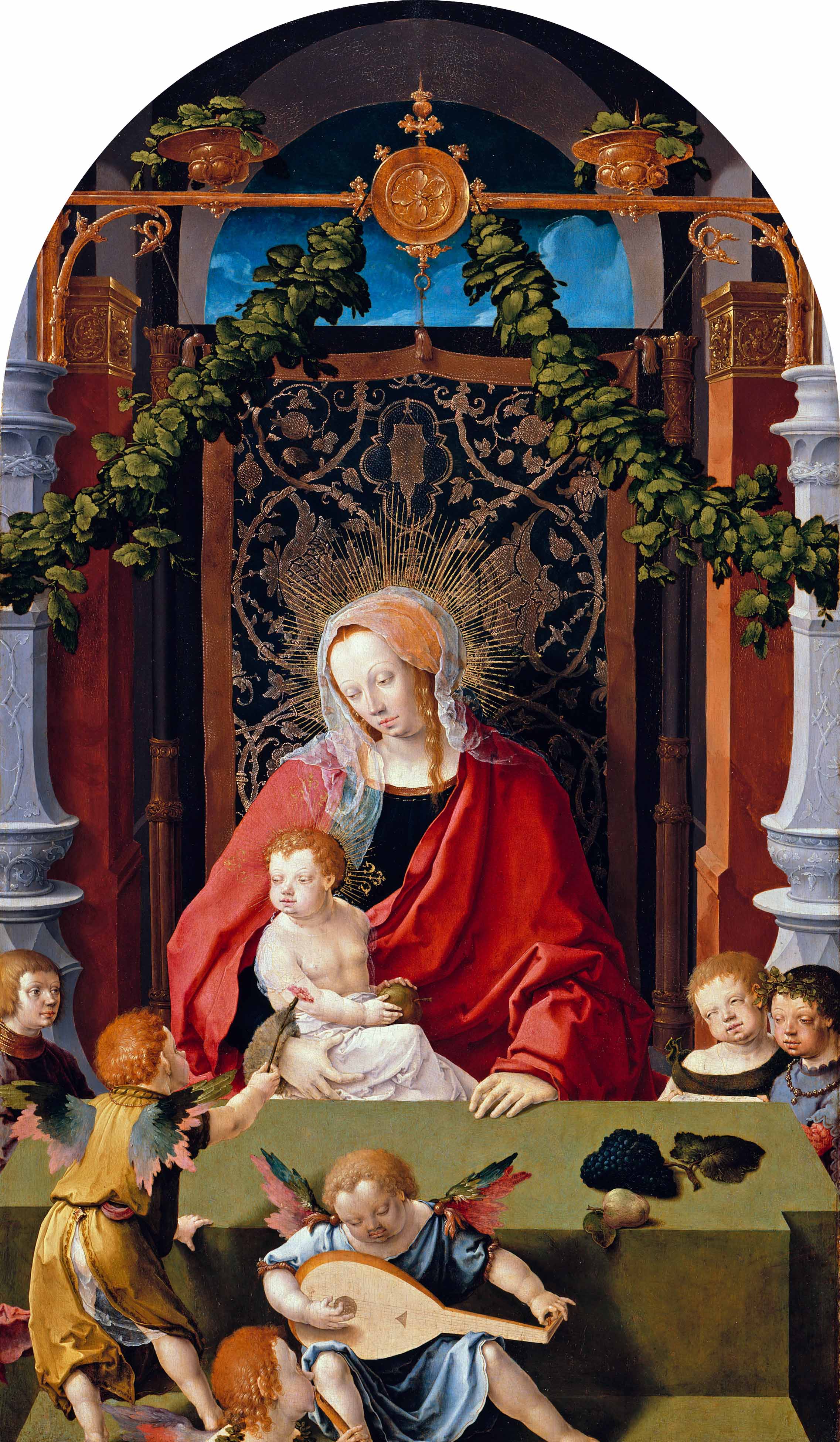 Madonna and Child or Virgin and Child with Angels
